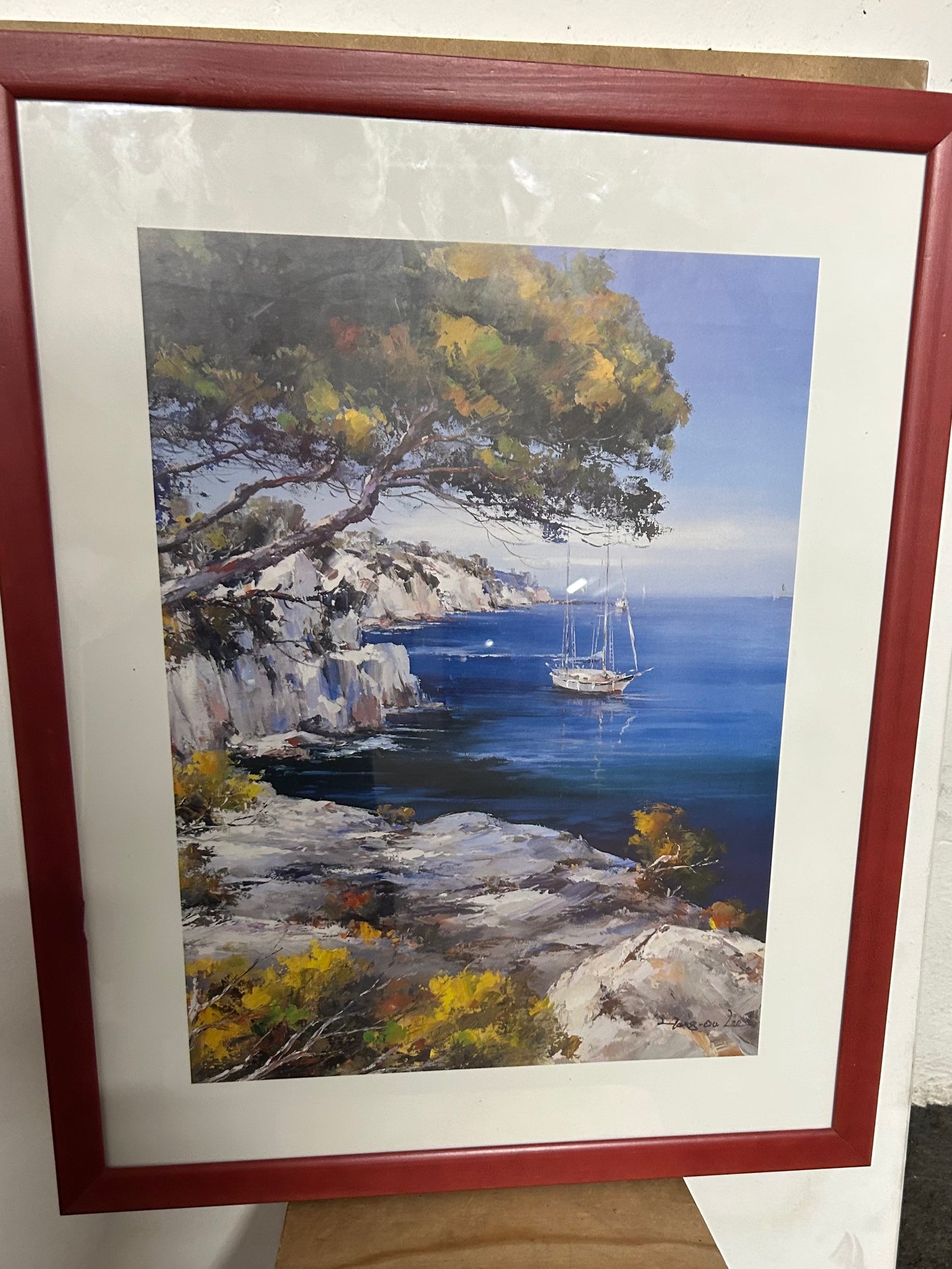 Tableau voilier en mer