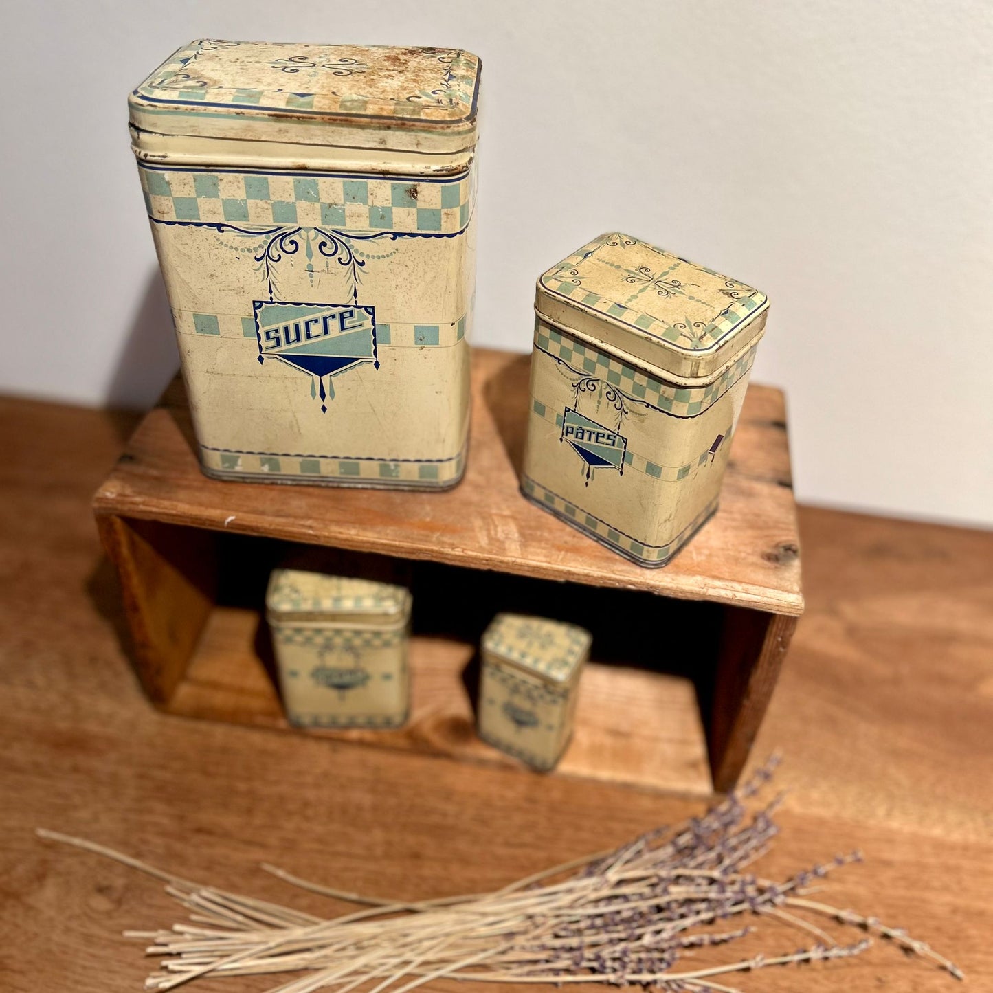 Set de boîtes à épices en aluminium