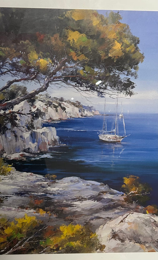 Tableau voilier en mer