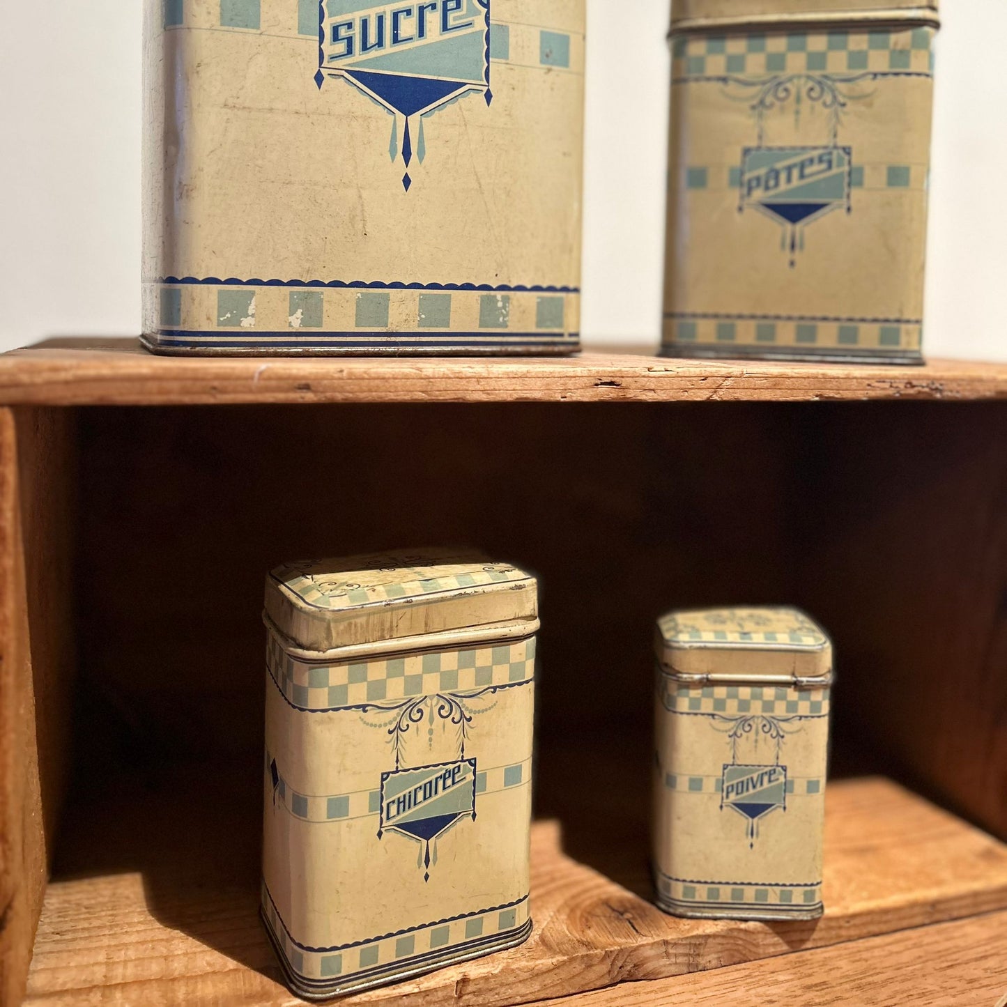 Set de boîtes à épices en aluminium