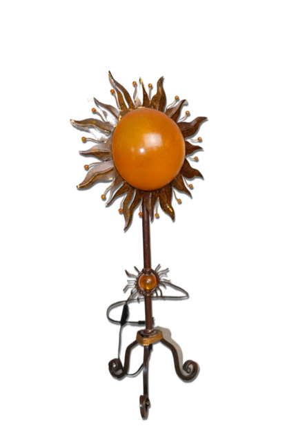 Lampe de table en forme de soleil